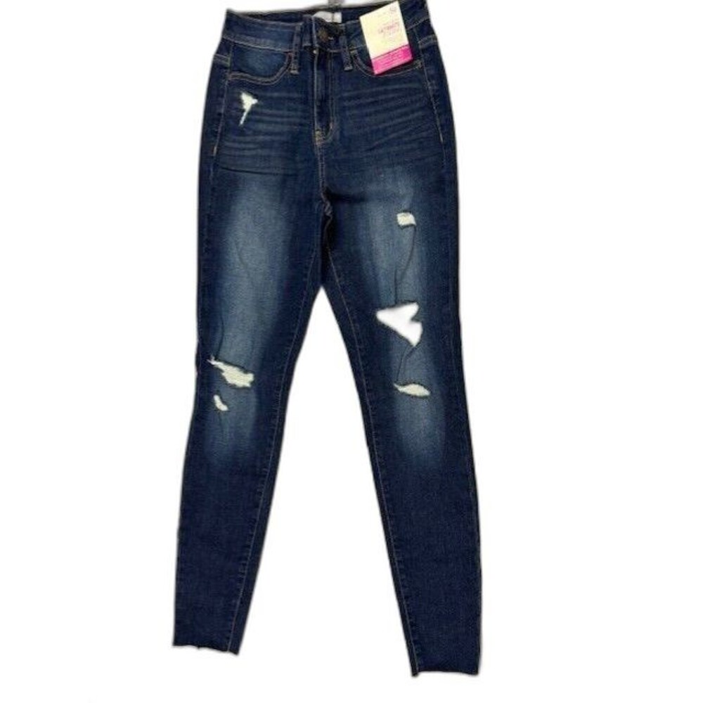 So Size 3 26 Womens Jeans Super High Rise Ultimate Jegging Stretch Dark Wash